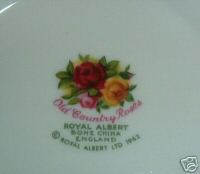 Royal albert country roses china
